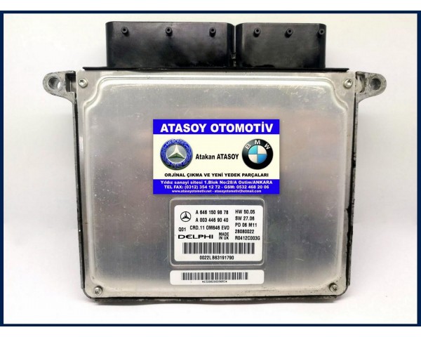 MERCEDES W211 E220 CDI MOTOR BEYNİ 6461509878 6461508578 6461505378 6461505877 6461503072 6461501034 6461504872 6461502278 6461507478 6469001200 0034469040 0044464940 R0412C003G R0412C003F R0412C003E